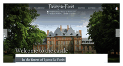 Desktop Screenshot of chateau-fleury-la-foret.com