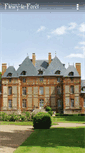 Mobile Screenshot of chateau-fleury-la-foret.com